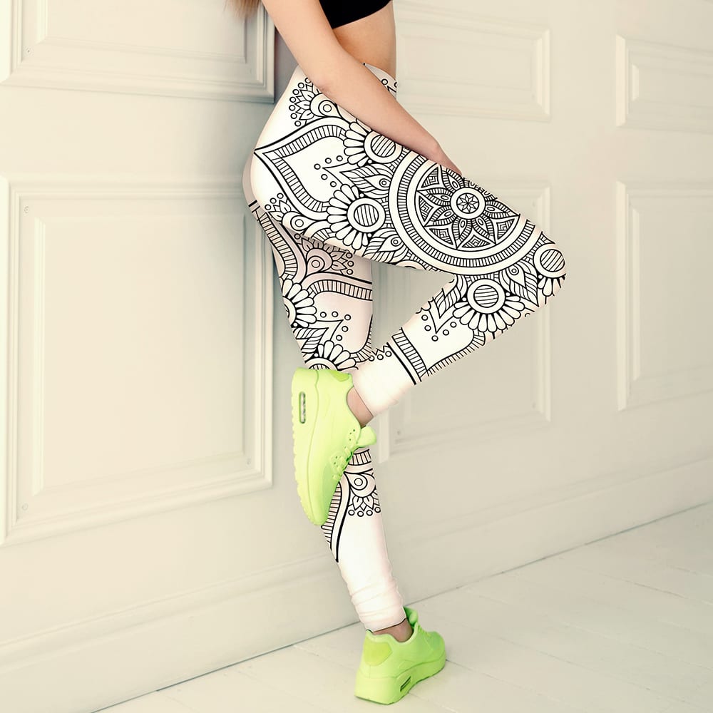 Printed Flower Leggings, Size: Free at Rs 185 in Ludhiana | ID: 21056255112