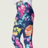 Gorgeous Colorful Chaos Flower Pattern Leggings