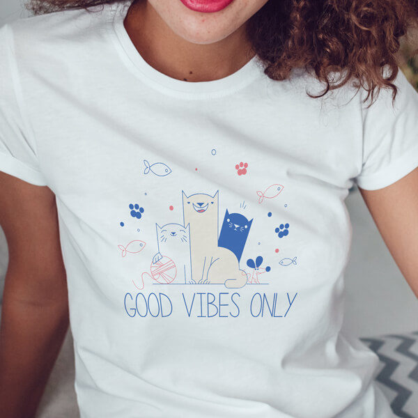 cute vibes cat vibes t shirt cat gifts