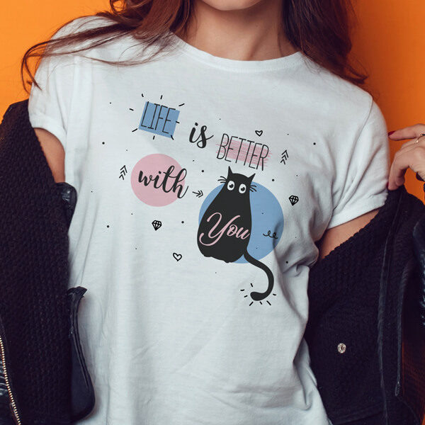 life is better with you cat shirt cute cat shirt cat gifts