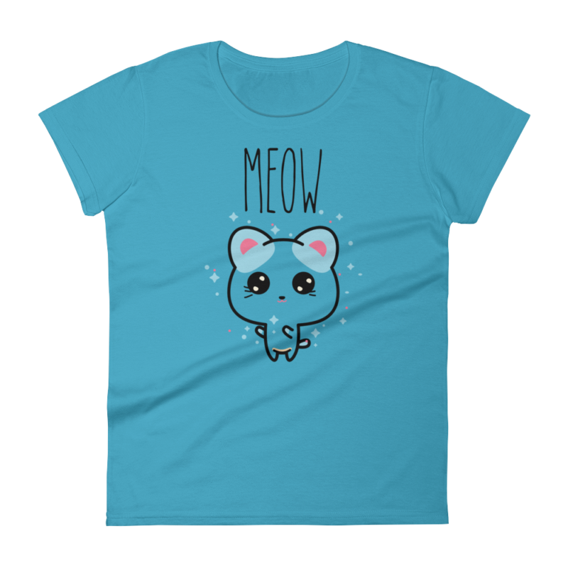 cat shirt cute kawaii t-shirt kitens meow chibi