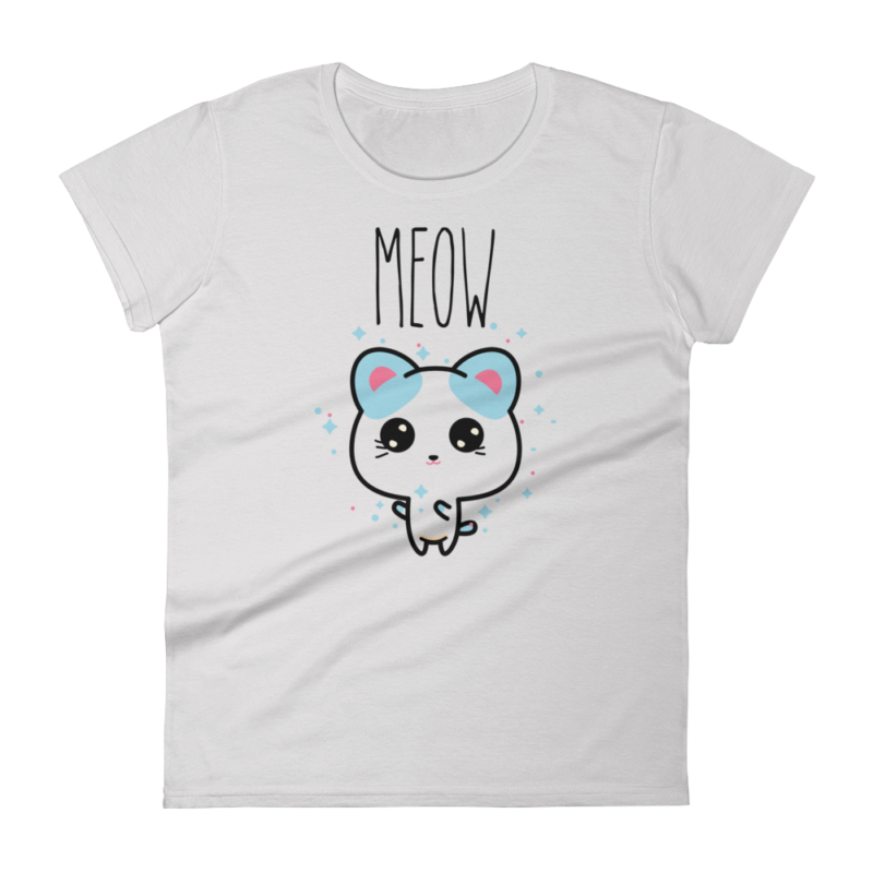 cat shirt cute kawaii t-shirt kitens meow chibi