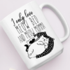 Valentine’s Day Mugs For Cat Lovers | I Love My Momma and My Bed Cat Mug, cat lover gift, black and white cat, cat sleeping cute pillows, scottish fold mama drawing, cat drawing, cat art, mug sale