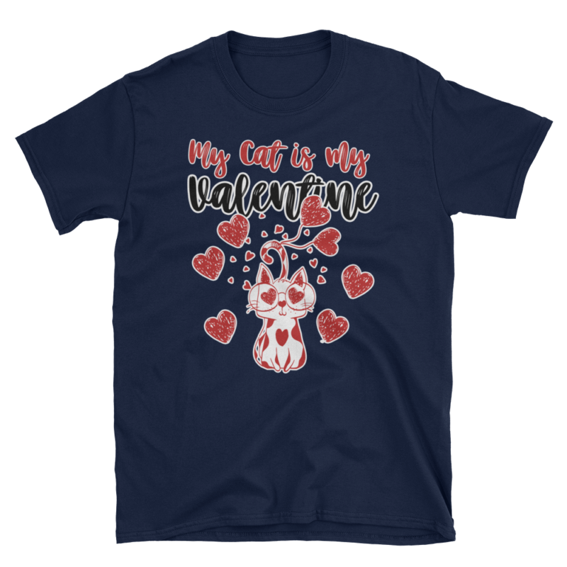 My Cat is my valentine cat lovers funny cat Shirt, valentine cat shirt, cat heart shirt, cat love shirt, cat shirts for women, gonegirldesigns, funny cat lovers gifts, cat lover shirts,
