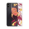 Starry Daffodil Flower Child Clear iPhone Case