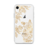 Golden Rose Peony Tattoo iPhone Case