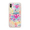 Colorful Watercolor Anemone Personalized iPhone Case