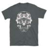 Mind Control Biker Skull Head Short-Sleeve T-Shirt