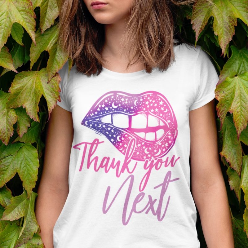 Thank You Next Pretty Lips Short-Sleeve Unisex T-Shirt