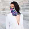 Face Shield | Floral Chaos Multi-use Neck Gaiter For Women | 12-in-1 Face Cover |