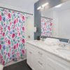 Bohemian Pink Strawberries Shower Curtains
